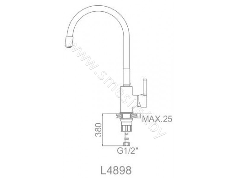 Smesitel Iz Latuni Dlya Kuhni Ledeme L4898 5