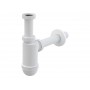 Сифон для умывальника DN32 c накидной гайкой 5/4" Alca A430-BL-01