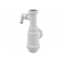 Сифон для мойки с накидной гайкой и штуцером 6/4" ALCA A443P-DN50/40