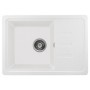 Мойка кухонная B15 прямоугольная белая