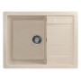 Мойка кухонная B22 прямоугольная бежевая