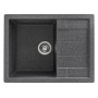 Мойка кухонная B22 прямоугольная графит