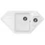 Мойка кухонная E10 углов белый