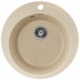 Мойка кухонная A04 круг бежевый