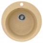 Мойка кухонная A04 круг песок