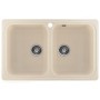Мойка кухонная C02 прямоугольная 780*500/180-13 беж
