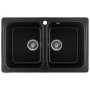 Мойка кухонная C02 прямоугольная 780*500/180-13 оникс Мойка кухонная C02 прямоугольная 780*500/180-13 оникс