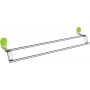 L30109P полотенцедержатель двойной (зеленые крепления) 