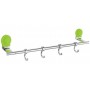 L30191P-4 полотенцедержатель с 4-мя крючками (зеленые крепления)