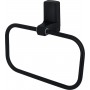 L30304B черный полотенцедержатель, овальный