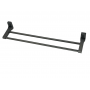 L30309U графит, полотенцедержатель, двойной