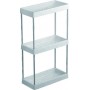 L361-3 полка 3-х ярусная прямоугольная уг. пластик.