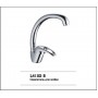 L4102-В Смеситель кухонный