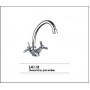 L4112 Кухонный смеситель лат дв.м/к