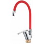 L4132-1 Смеситель для кухни с гибким изливом (красный)