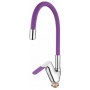 L4153-8 Кухонный с гибким изливом (фиолетовый) 