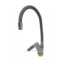 L4153-9 Кухонный с гибким изливом (серый) 