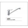 L4837 Кухонный смеситель лат ф35