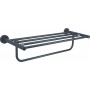L71724U полка для полотенец (60 см) графит НЕРЖАВЕЙКИ