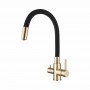 Смеситель с питьевым краном LEDEME L74255Y-2