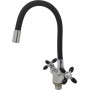 LF84810-2 Смеситель для кухни с черным изливом