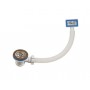 Сифон ОРИО А-4004-01 выпуск 1 1/2" с переливом (доп. в коплекте полукруглая прокл)