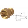 Штуцер TIM SF02-10 под рез шланг 1/2г - 10 мм