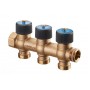 Распределительная гребенка с функцией отключения на 3 отвода 3/4"*3/4"EK ZEISSLER ZSc.403.0503E