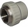 PP-R Муфта серый комб. вн.рез. 40х11/4 под ключ Valfex