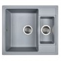 Мойка кухонная WISENT WQ580-29, искусств.гранит, цвет Грей, 580x510