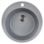 Мойка кухонная WISENT WR480-29, искусств.гранит, цвет Грэй, 475х475