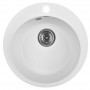 Мойка кухонная WISENT WR510-28, искусств.гранит, цвет Вайт, 510х510