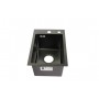 Кухонная мойка из нержавейки WISENT WS-33045B (30*45, графит, без сифона)
