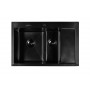 WW37851B-SL PVD Графит кухонная мойка премиум WISENT 780*510